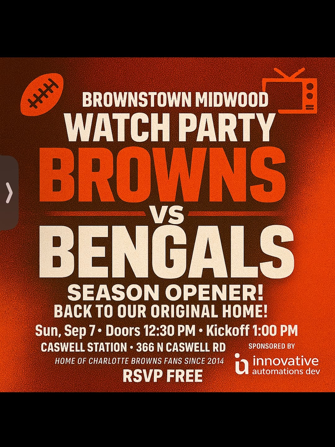 Game 1 watch party at Caswell Station