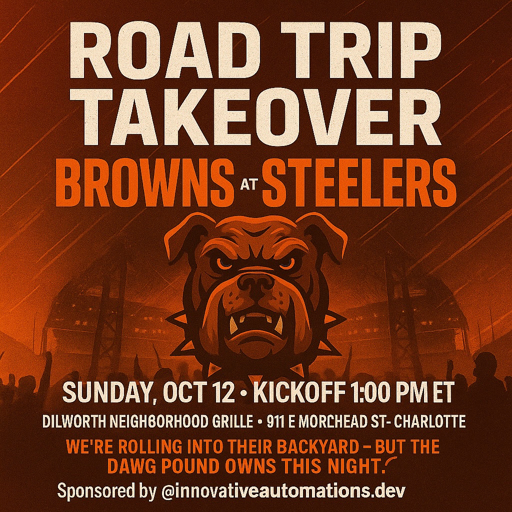 Road game watch party at Dilworth Grille