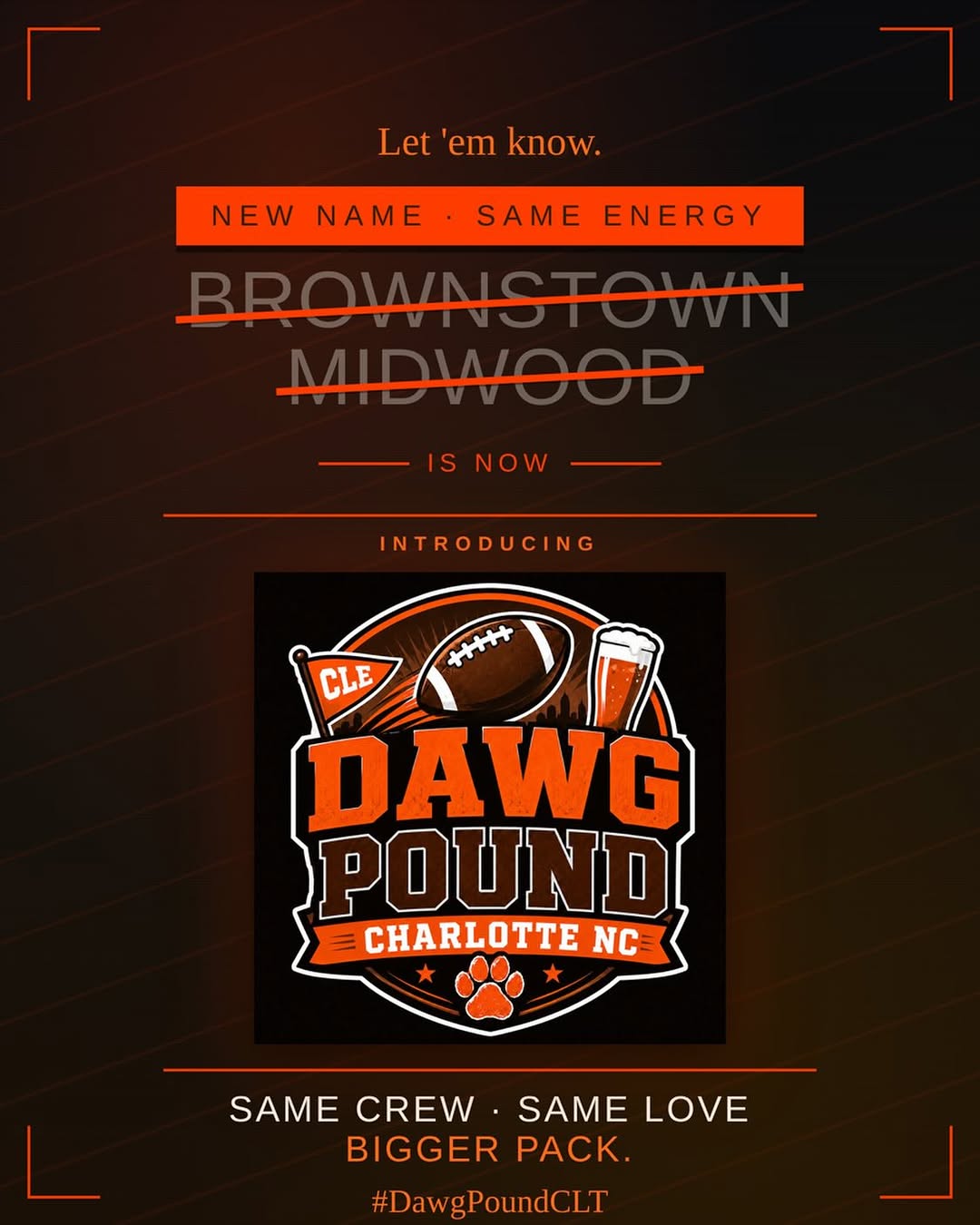 New name, same pack — rebrand announcement